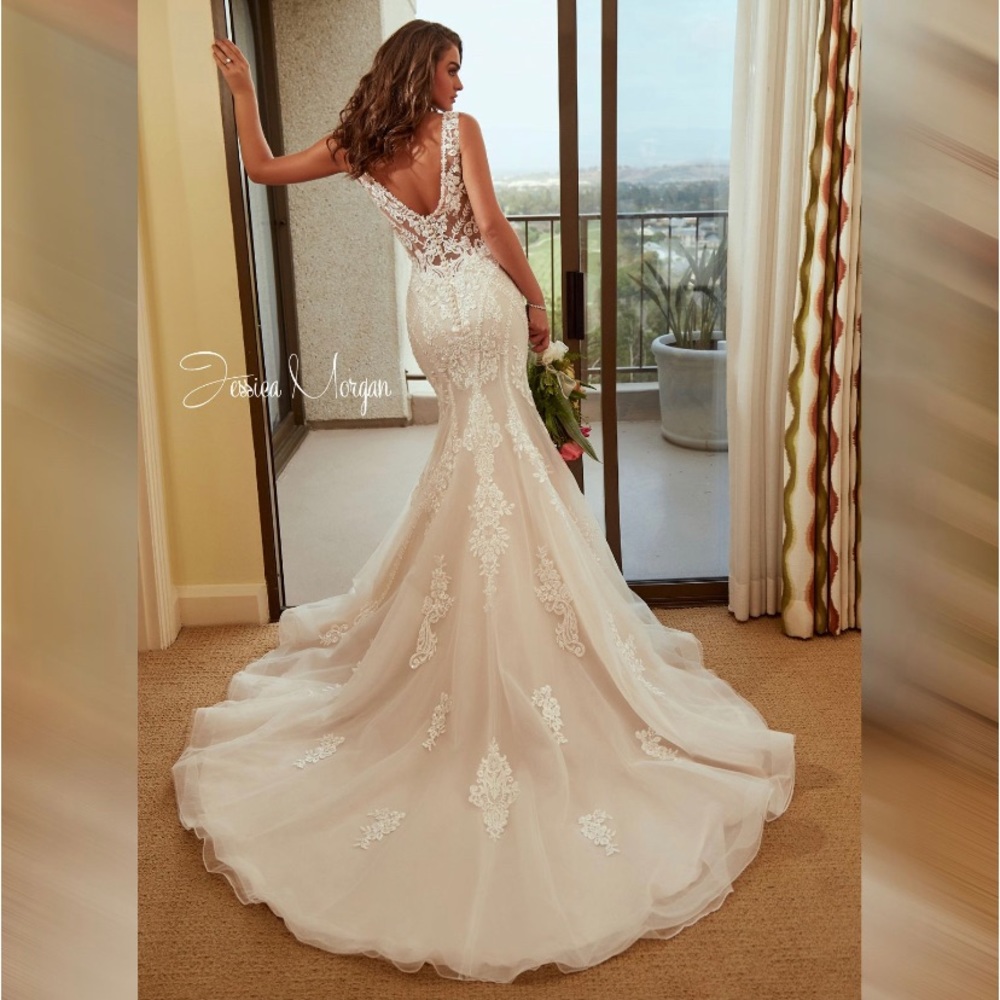 NWT Lace and Tulle Wedding Jessica Morgan by Kitty Chen. - Picture 3 of 7